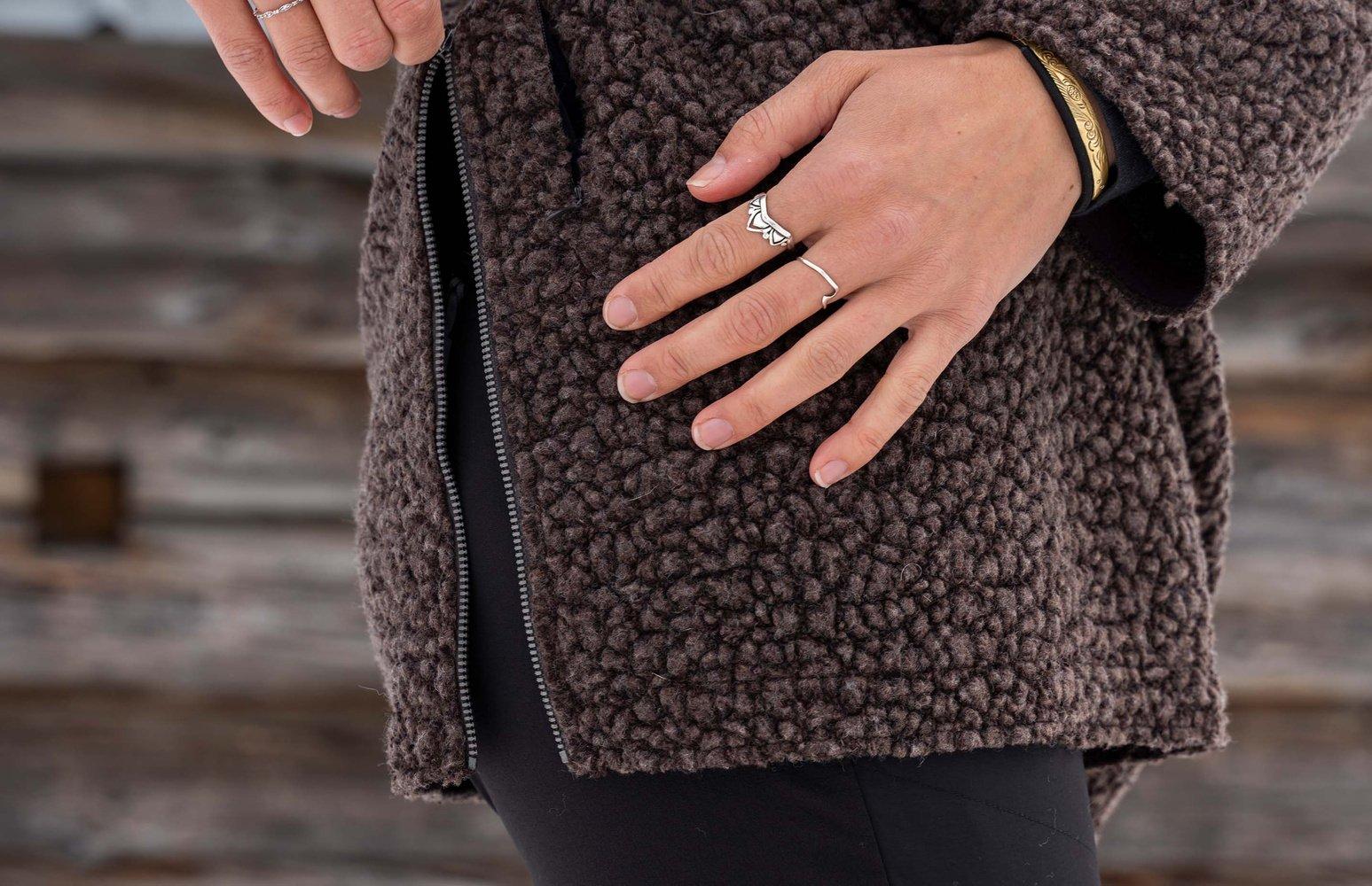 W Duved Wool Anorak