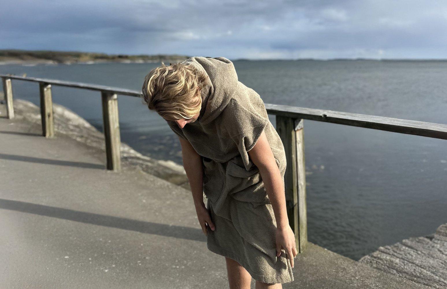 U Varberg handduksponcho