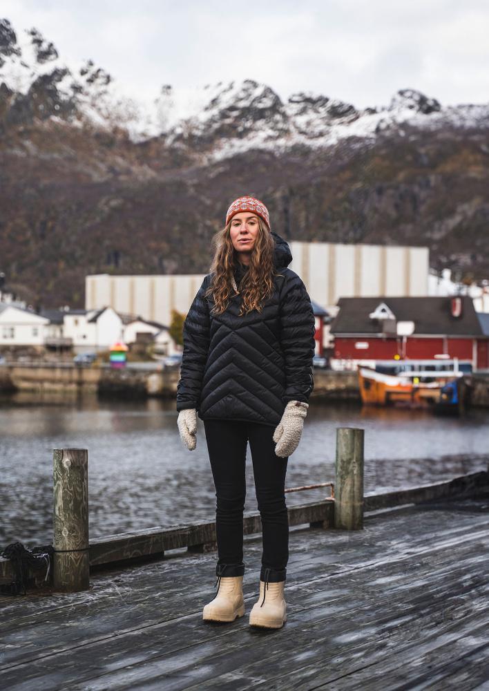 W Älgön dunhood anorak