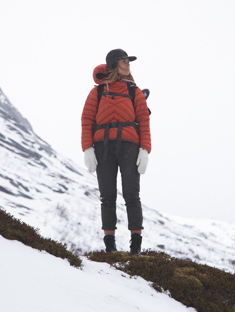 W Älgön Down Hood Anorak Jacket