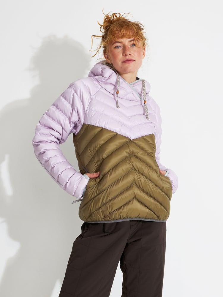 W Älgön Down Hood Anorak Jacket