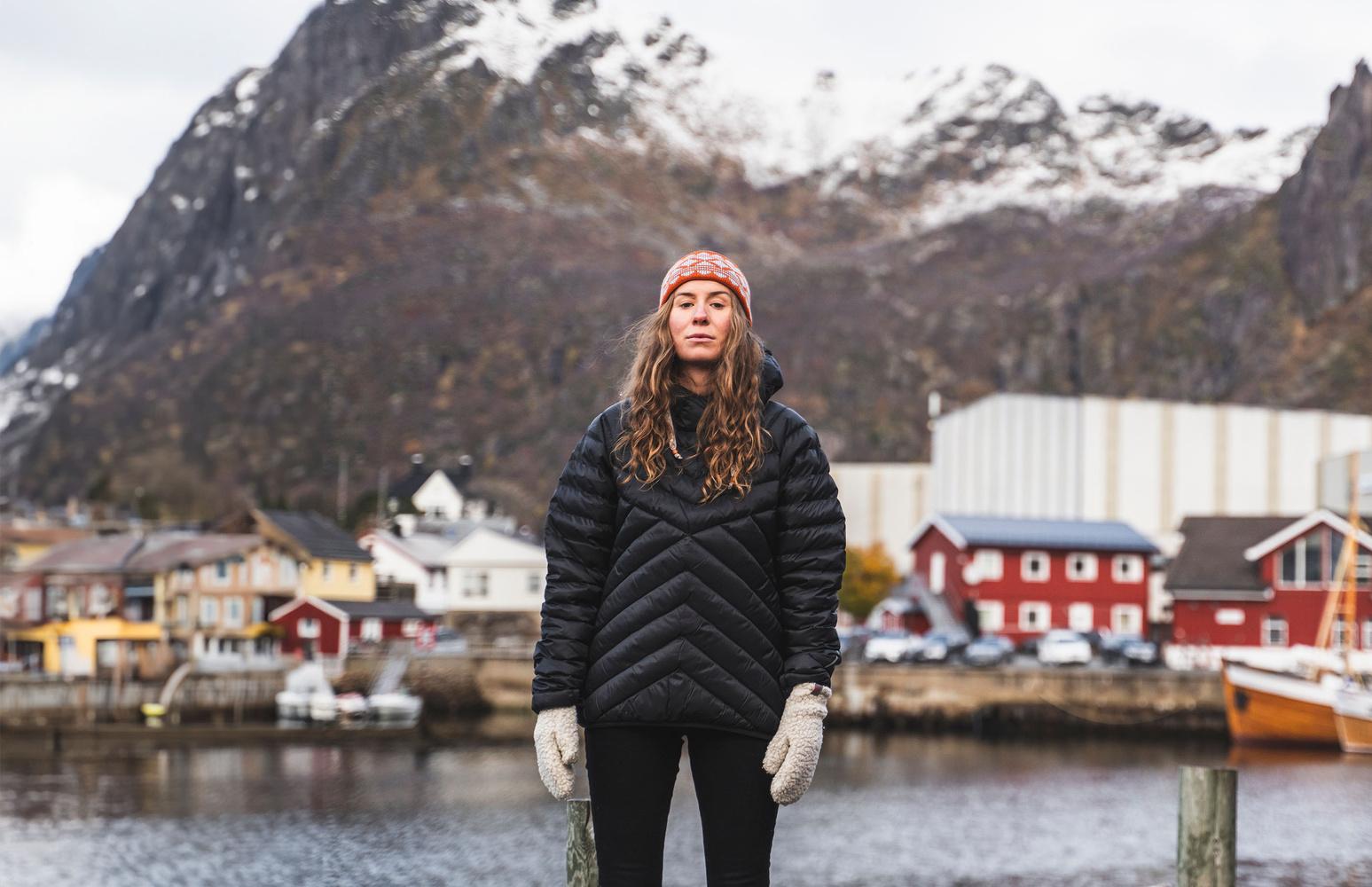 W Älgön dunhood anorak