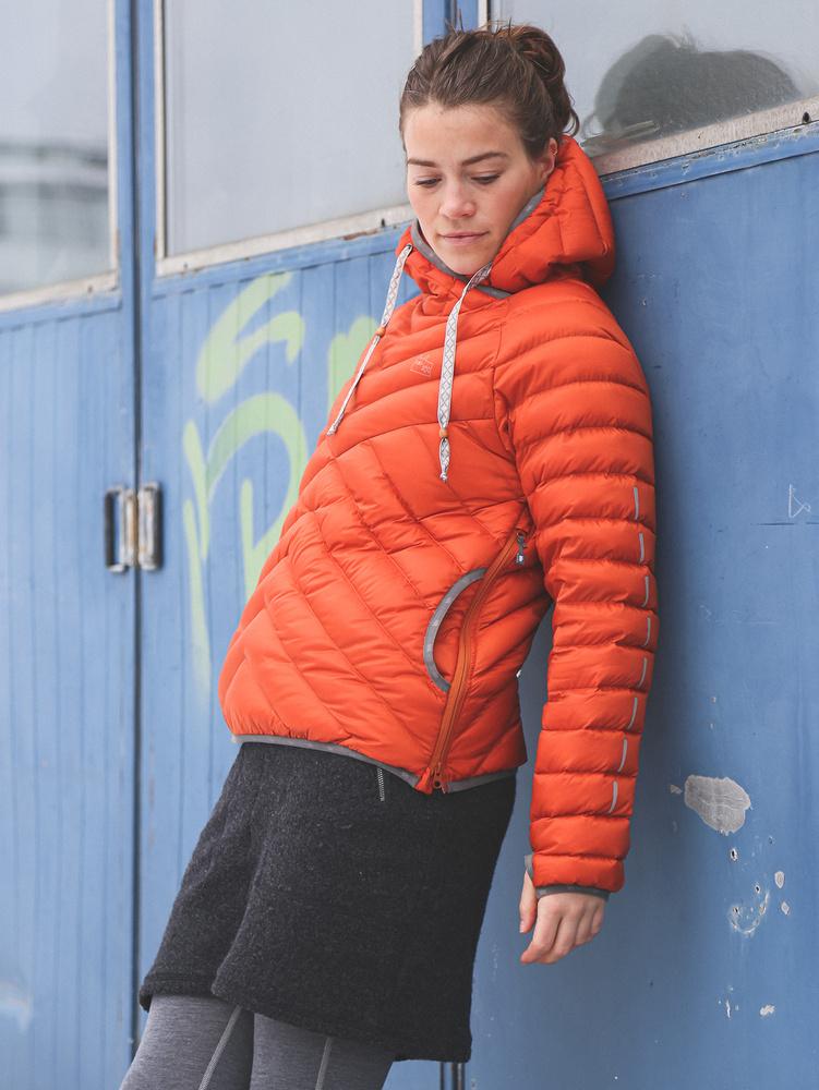 W Älgön Down Hood Anorak Jacket